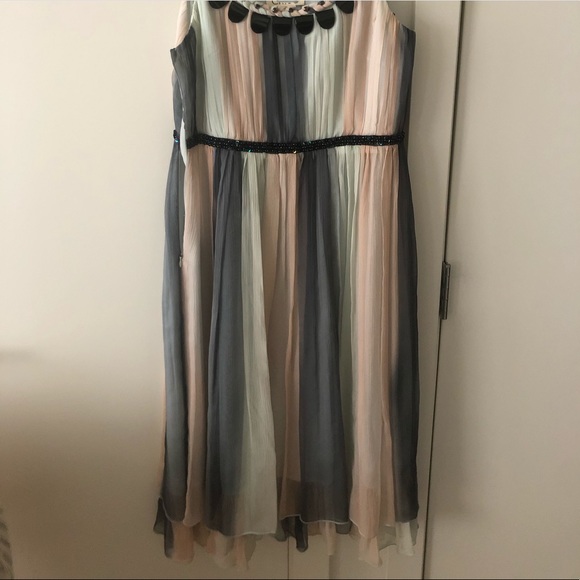Chloe chiffon beaded dress - Picture 2 of 2